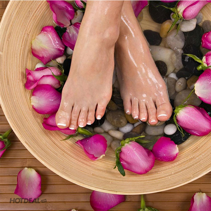 Trị liệu thư giãn và chăm sóc đôi chân
